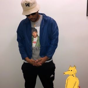 Blue Euro Leather Jacket